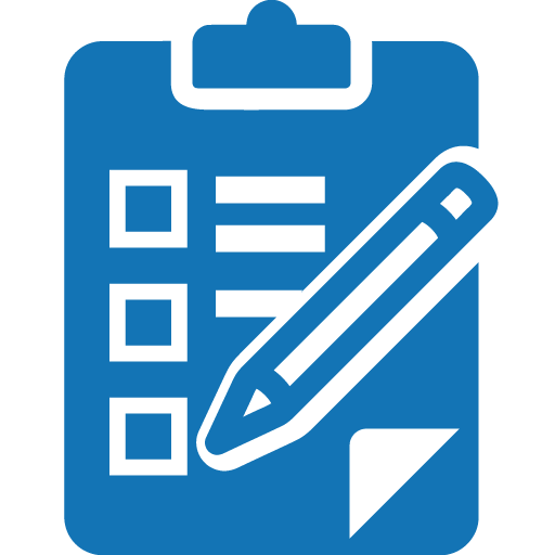 Blue Inspection Tool Icon