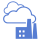 Blue Transparent Air Log Icon