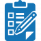 Blue Inspection Tool Icon